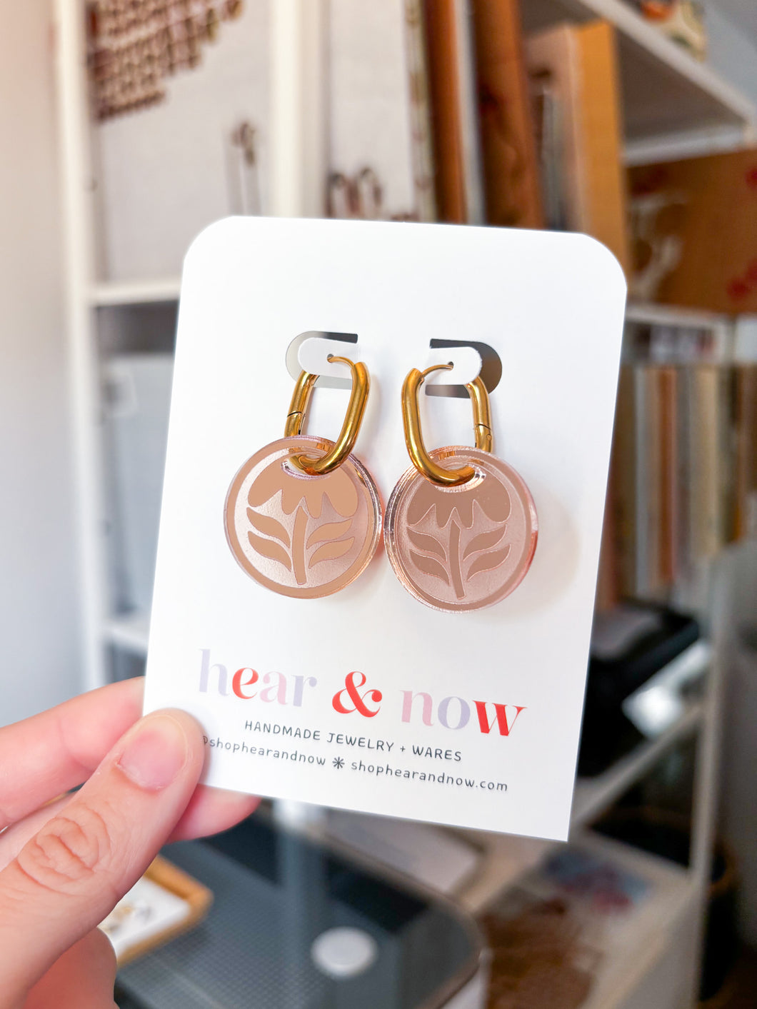 Folk Coin - Rose Gold Mirror