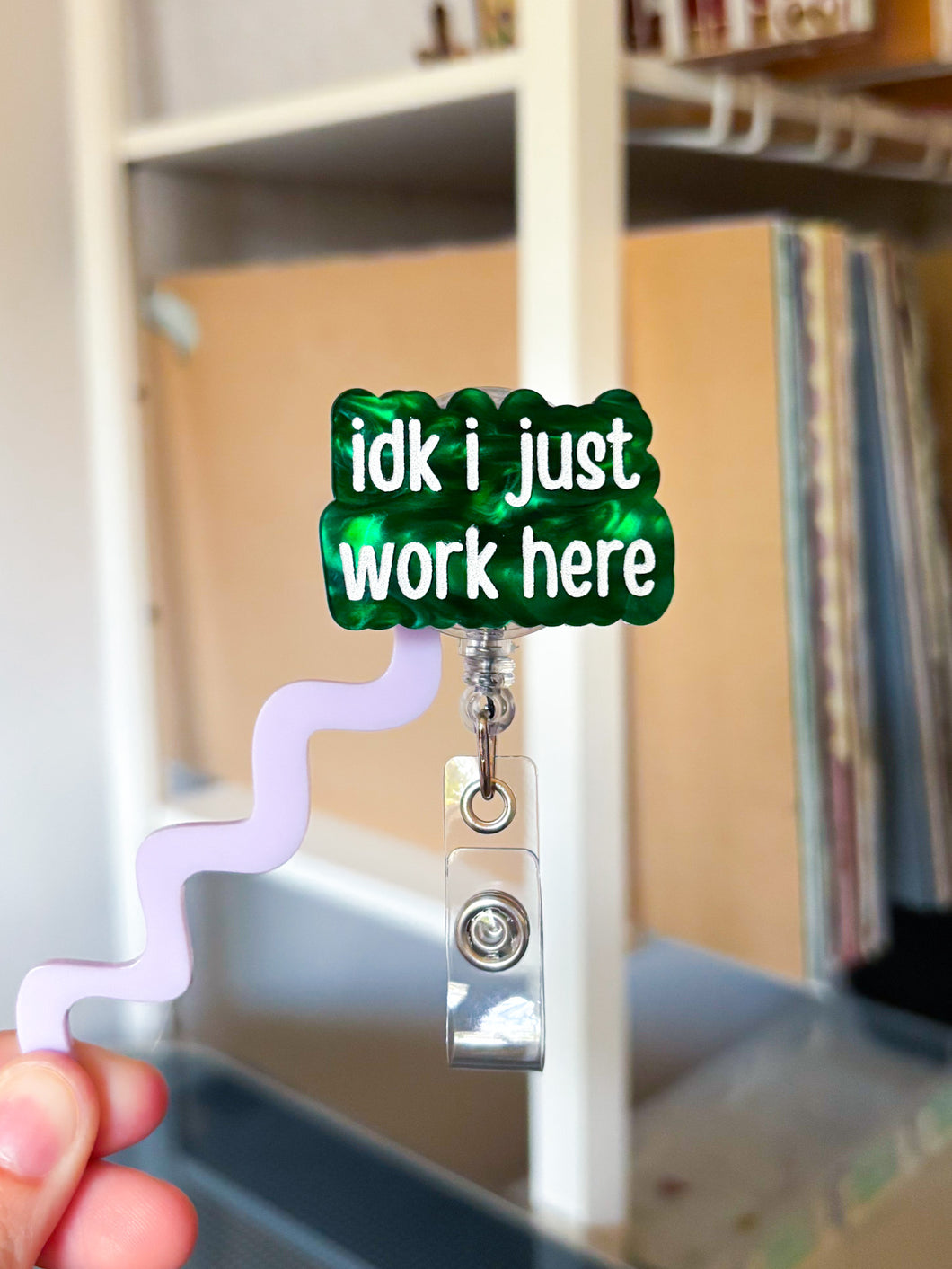 Idk I Just Work Here Badge Reel
