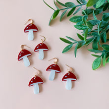 Load image into Gallery viewer, Mushroom Dangles - Red
